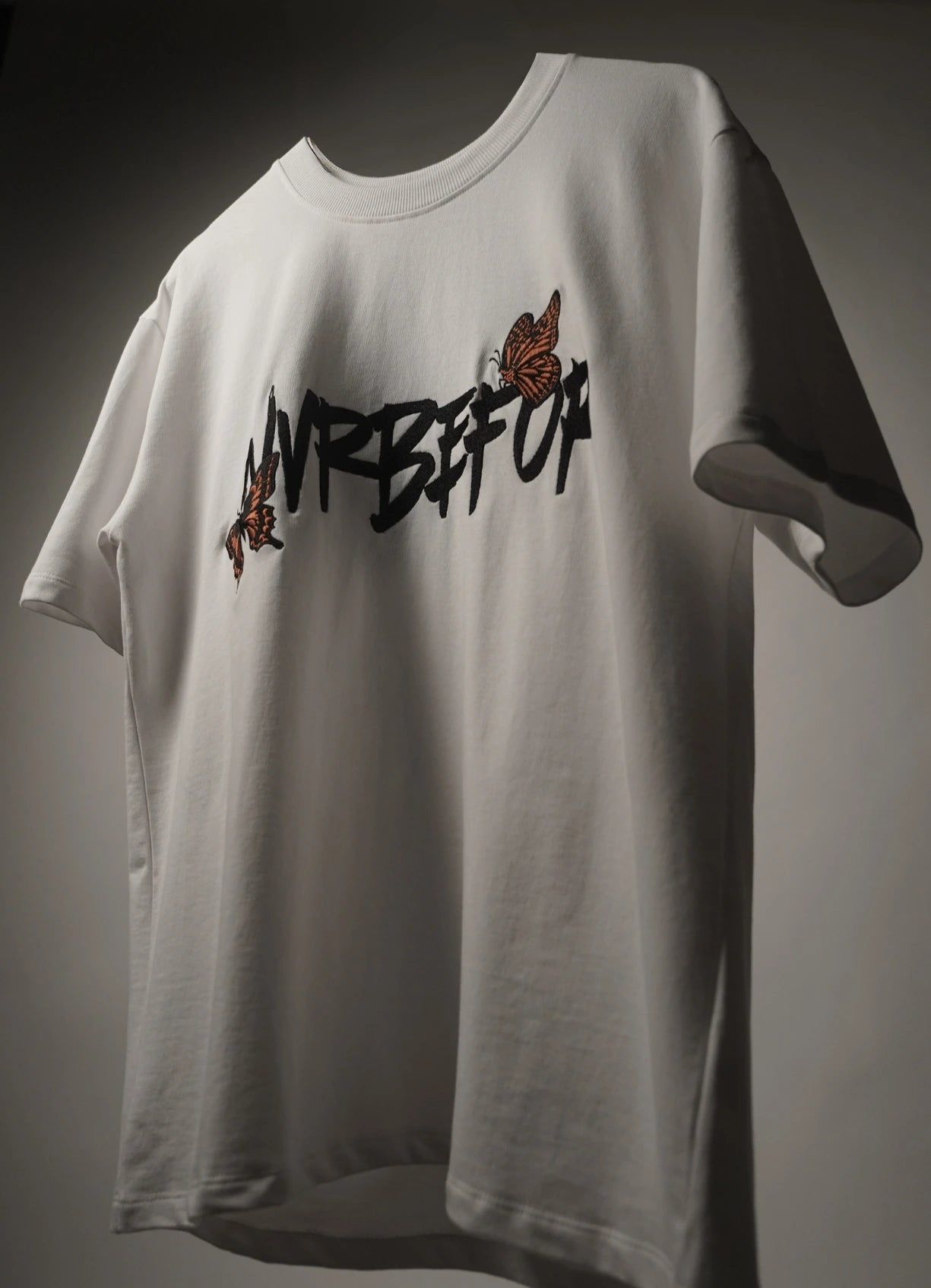 Skull And The Butterfly (White)